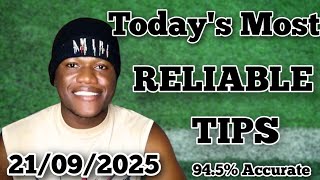 FOOTBALL PREDICTIONS TODAY 21\/09\/2025 SOCCER PREDICTIONS TODAY | BETTING TIPS, #footballpredictions