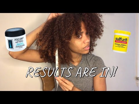 RESULTS: Sulfur 8 & Doo Gro 30-Day-Hair Growth Challenge