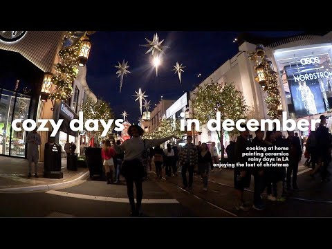 the last cozy days of december 🌧🧣 (LA vlog)