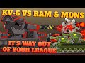 Leviathan&#39;s Command: KV-6 vs Ram and Mons - Cartoons about tanks