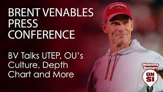 Oklahoma Football: Brent Venables UTEP Press Conference