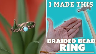 How to Make a Braided Bead Ring | I Made This