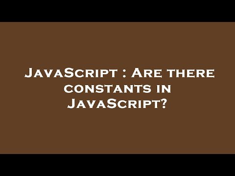JavaScript : Are