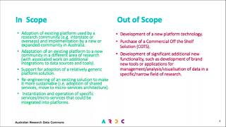 ARDC Platforms Program Open Call Q & A session
