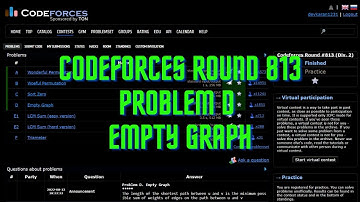 Codeforces Round #813 (Div. 2) D. Empty Graph