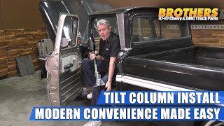 194787 Chevy & GMC Truck / Custom Tilt Steering Column Install