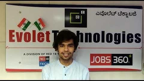 Internship Program - Evolet Technologies, Bangalore