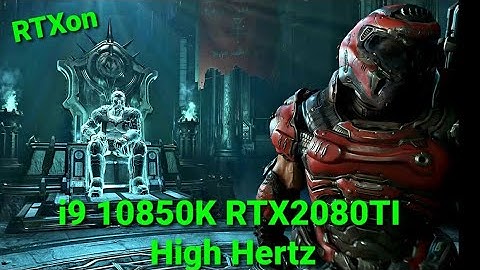 DLSS High Refresh Rate | Doom Eternal with Raytracing | 1440p & 1080p Ultra | RTX2080Ti |