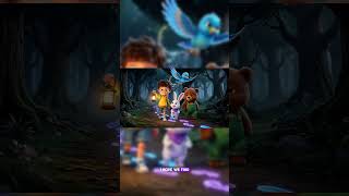 Village Friends Adventure and the little magical monster🤩😱