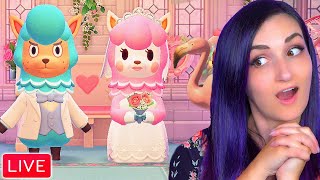 I Tried to Create the Most PINK Wedding EVER in Animal Crossing