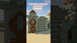 Upgrading Minecraft Desert Temple