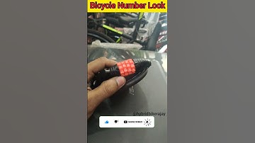BICYCLE NUMBER LOCK || #shorts