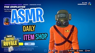 ASMR Fortnite NEW Lethal Company Employee Skin! Daily Item Shop 🎮🎧 Relaxing Whispering 😴💤