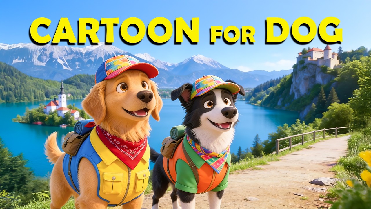 Лучший мультфильм для предотвращения скуки и тревожности у собак, пока вас нет дома 🐶📺 Успокаивающ