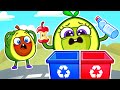 Clean Up Song 🗑️ Sorting Trash and Healthy Habits for Kids | VocaVoca🥑 Kids Songs And Nursery Rhymes
