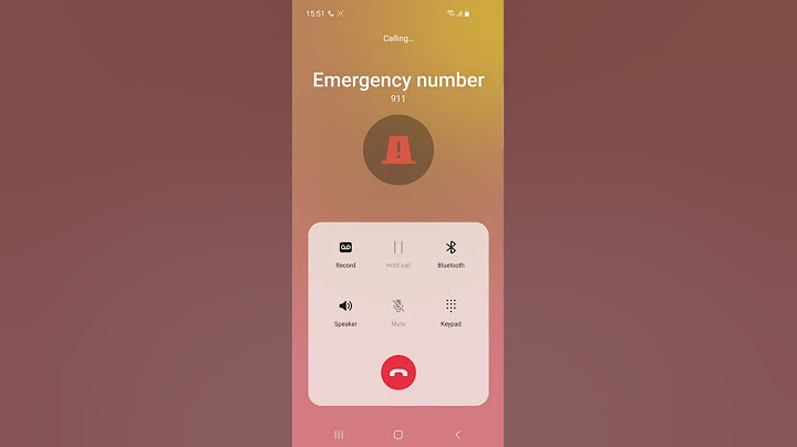 Outgoing Call to Emergency Numbers 911 & 112 – Insert SIM and Try Again