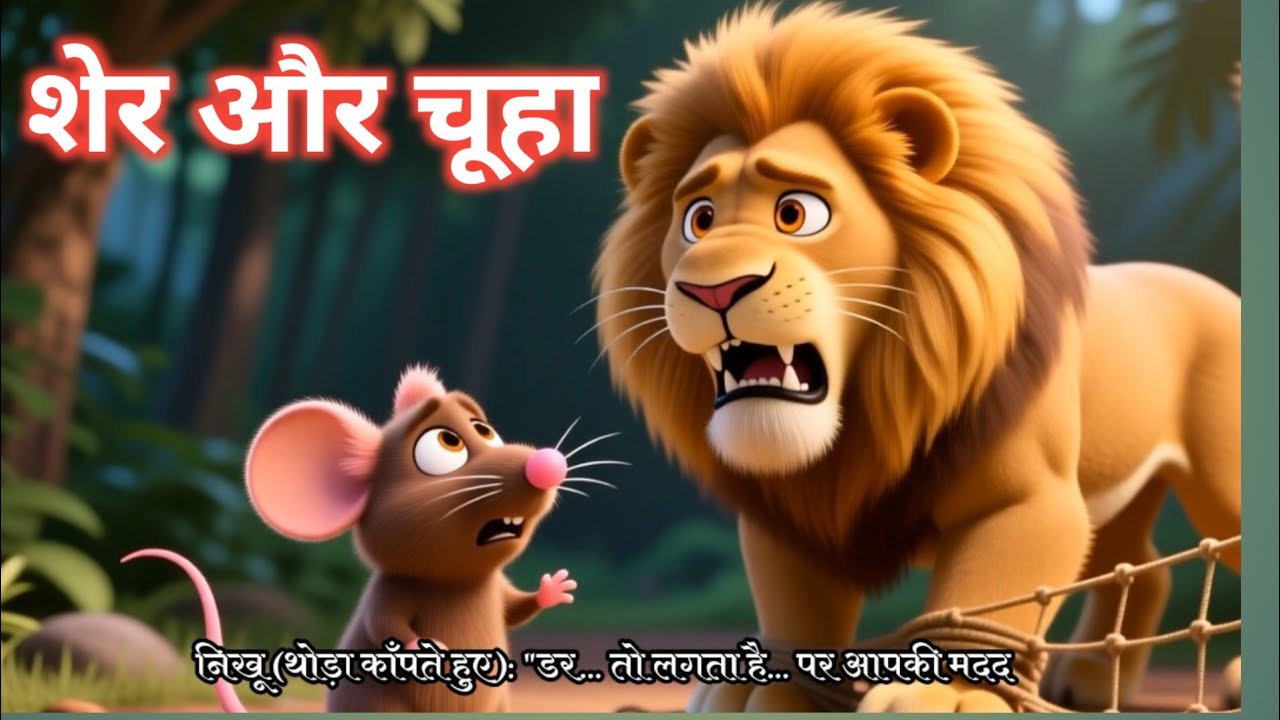 साहसी चूहा | sher aur chuha