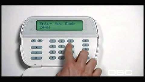 DSC access code programming