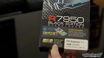 XFX R7950 Black Edition Double Dissipation 3GB Video Card Unboxing (AMD 7950)