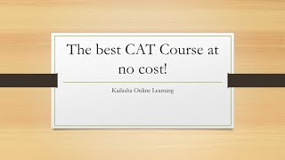 Where can you find the best CAT Course? screenshot 5