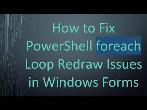 How to Fix