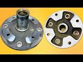 Wheel hub line out repairing by pak technical solution