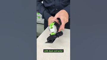 Witness the magic of our OSC 18 with the OSC-AV dust extraction attachment in action!