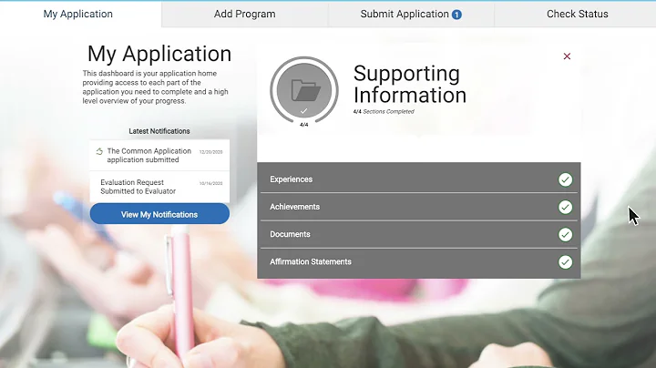 Common App for transfer overview