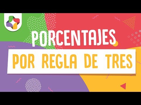 Porcentajes por regla de tres - Educatina