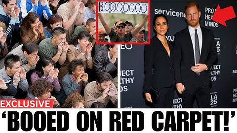 BOOED & HUMILIATED! Harry and Meghan’s New York Red Carpet Disaster — Crowd Turns Against Them!