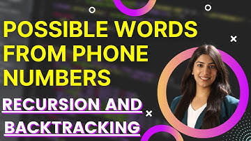 12. Possible words from phone numbers - Practise recursion and backtracking with me 🚀🔥💪