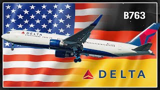 Delta Airlines Düsseldorf - Atlanta Boeing 767-300 BASIC Economy Class Trip Report