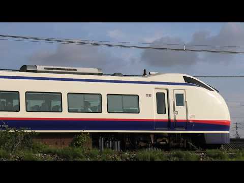 特急しらゆき8号【4K】E653系H203編成信越本線上り58M - YouTube