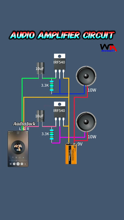 Audio Amplifier Circuit Diy Electronics Project #audioamplifier #audioamplifiers #diyelectronics