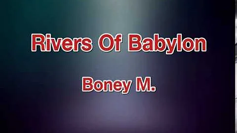 Rivers Of Babylon - Boney M [karaoke]