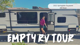 EMPTY RV TOUR+WHY WE UPGRADED?||2022 SPRINGDALE KEYSTONE 260 TBWE