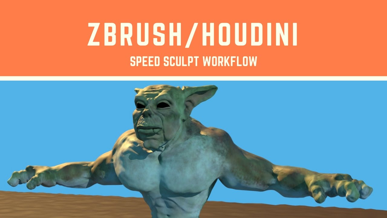 modeling zbrush vs houdini