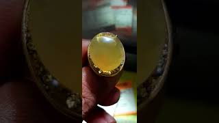 Natural Yellow Fire Opal origin Wonogiri size jumbo kode 078