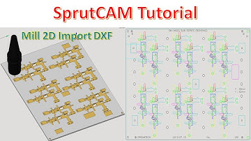 SprutCAM Tutorial #41 | SprutCAM Mill 2D Import file DXF