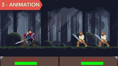 Python Final Fantasy Style RPG Battle Beginner Tutorial in PyGame - PART 3 |  Sprite Animation