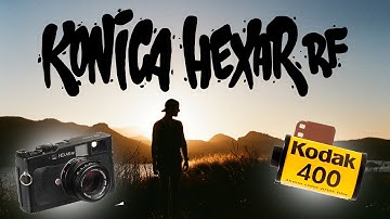 NEW CAMERA Konica Hexar RF M Mount + Ultramax 400 + Hp5 800