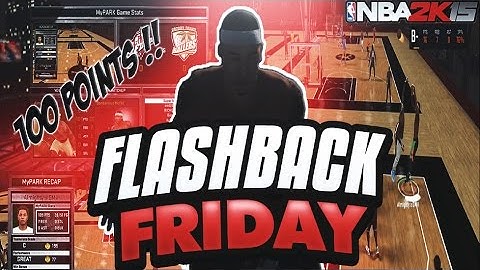 THROWBACK ON NBA 2K15 AT THE JORDAN REC CENTER! SCORING OVER 100 POINTS!🏀😈😱🔥 #FLASHBACKFRIDAY!