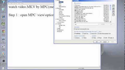 WATCH VIDEO FILE MKV BY MPC(MEDIA PLAYER CLASSIC )