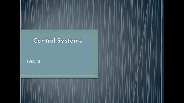 Introduction to Control Systems