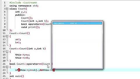 Learn c++ | tutorial 34 |how to do double Equal (==) operator overloading in c++