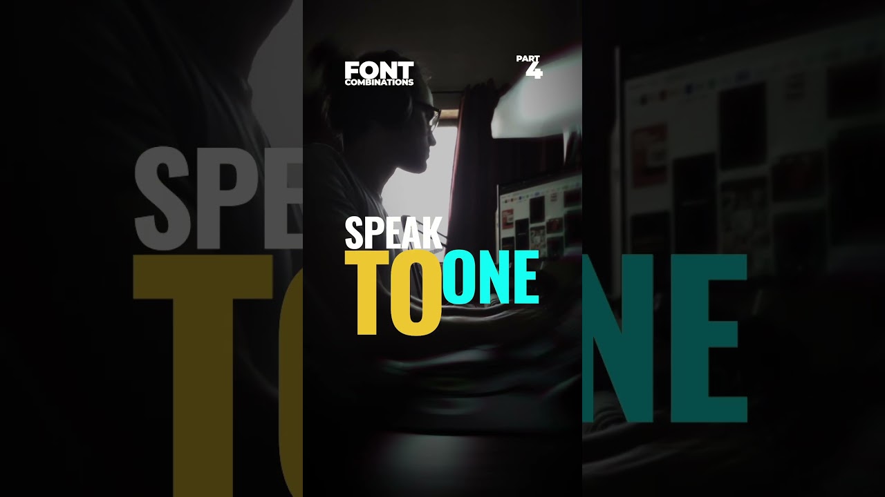 Font Combination ideas for reels & shorts Part 4