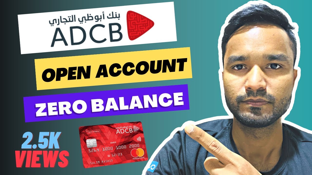 ADCB HAYYAK How to Open Bank Account No Minimum Balance Required