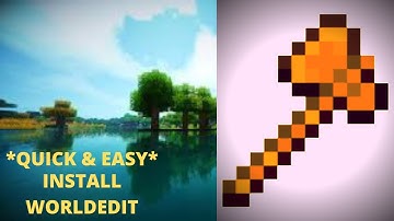 (QUICK & EASY) HOW TO INSTALL WORLDEDIT ONTO YOUR MINECRAFT SINGLEPLAYER WORLD (1.15.2) (ﾉ◕ヮ◕)ﾉ*:･ﾟ✧