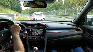 Honda Civic Type R vs. Honda Civic Type R - Nürburgring Nordschleife 11.06.2022