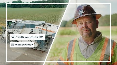 Full Depth Reclamation on Route 32: Wirtgen WR 250i & Hamm Rollers in Action